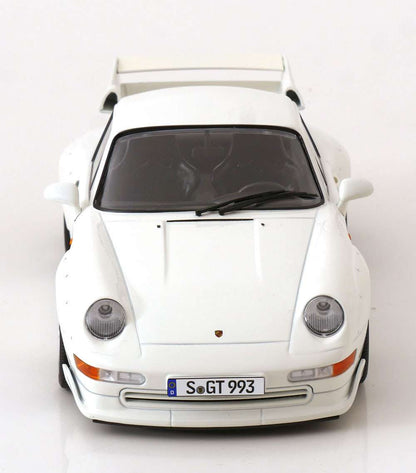 KK Scale 1996 Porsche 911 993 GT2 w/ Speedline Wheels White 1:18 STM Diecast Default Title Default Title-