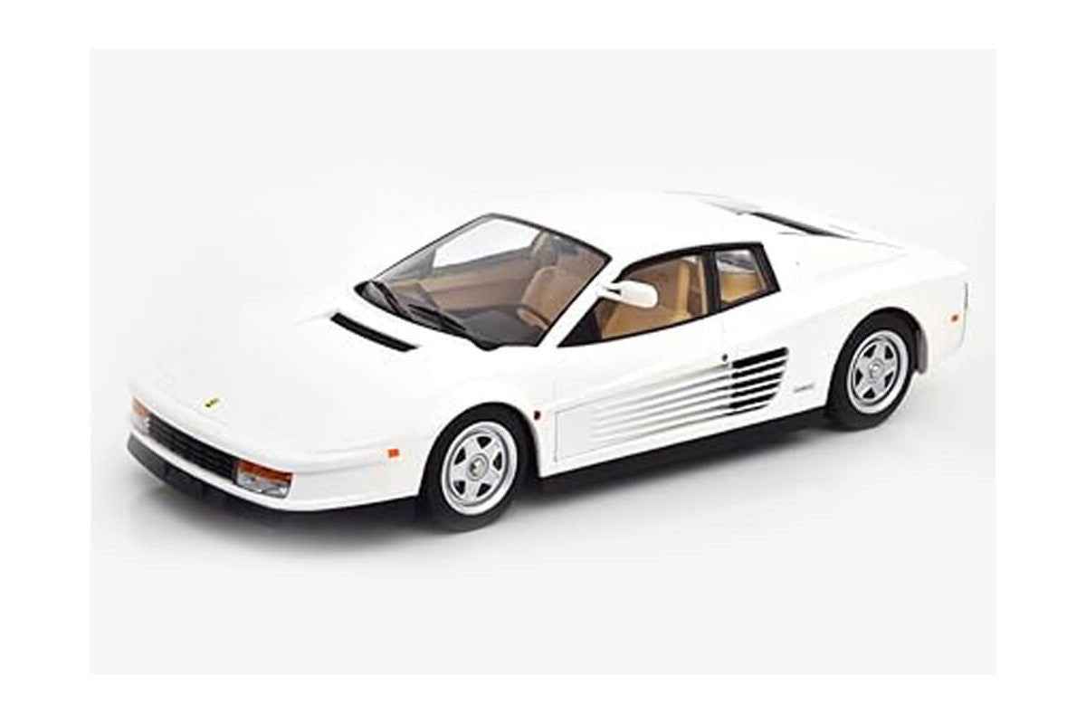 KK Scale Ferrari Testarossa White Monospecchio 1984 US-Version 1:18 Cartsfy Inc.