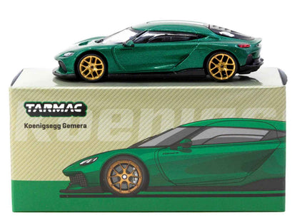 Koenigsegg Gemera Green Metallic "Global64" Series 1/64 Diecast Model by Tarmac Works Cartsfy Inc.