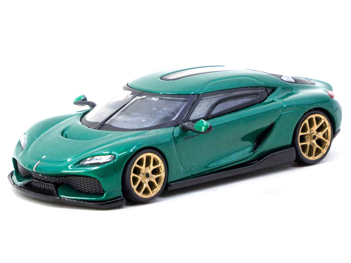Koenigsegg Gemera Green Metallic "Global64" Series 1/64 Diecast Model by Tarmac Works Cartsfy Inc.