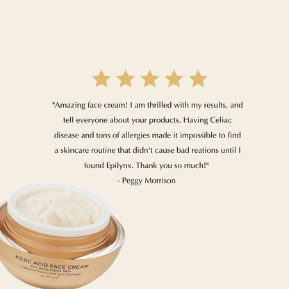 Kojic Acid Brightening Face Cream – Vegan, Gluten-Free & Acne-Prone Skin Friendly Cartsfy Inc.