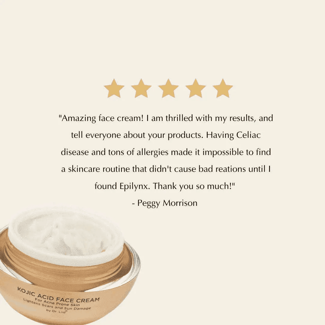 Kojic Acid Brightening Face Cream – Vegan, Gluten-Free & Acne-Prone Skin Friendly EpiLynx Default Title Default Title-