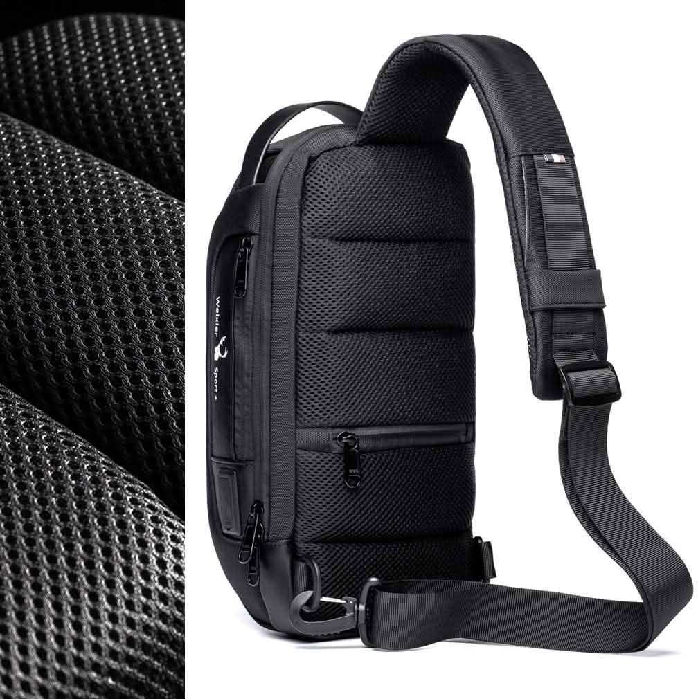 KPYWZER Anti-theft Sling Backpack with USB Charging Port Cartsfy Inc.