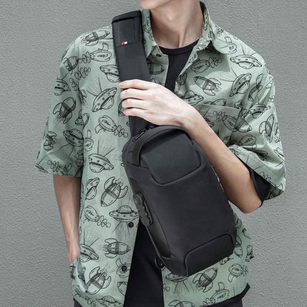 KPYWZER Anti-theft Sling Backpack with USB Charging Port Cartsfy Inc.