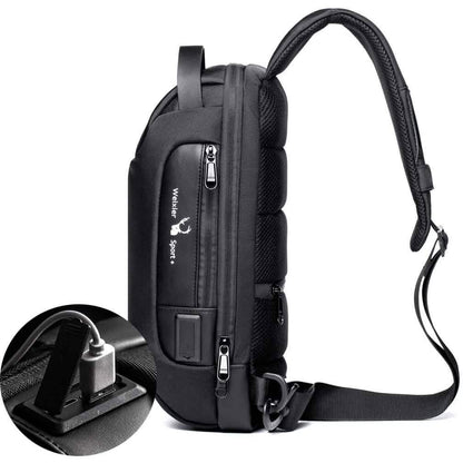 KPYWZER Anti-theft Sling Backpack with USB Charging Port Cartsfy Inc.