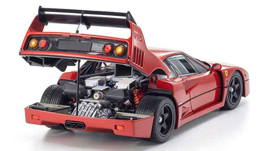 Kyosho Ferrari F40 Lightweight LM Wing Rossa Corsa Red 1:18 Cartsfy Inc.
