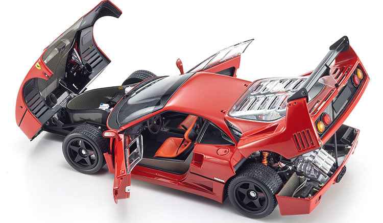 Kyosho Ferrari F40 Lightweight LM Wing Rossa Corsa Red 1:18 Cartsfy Inc.