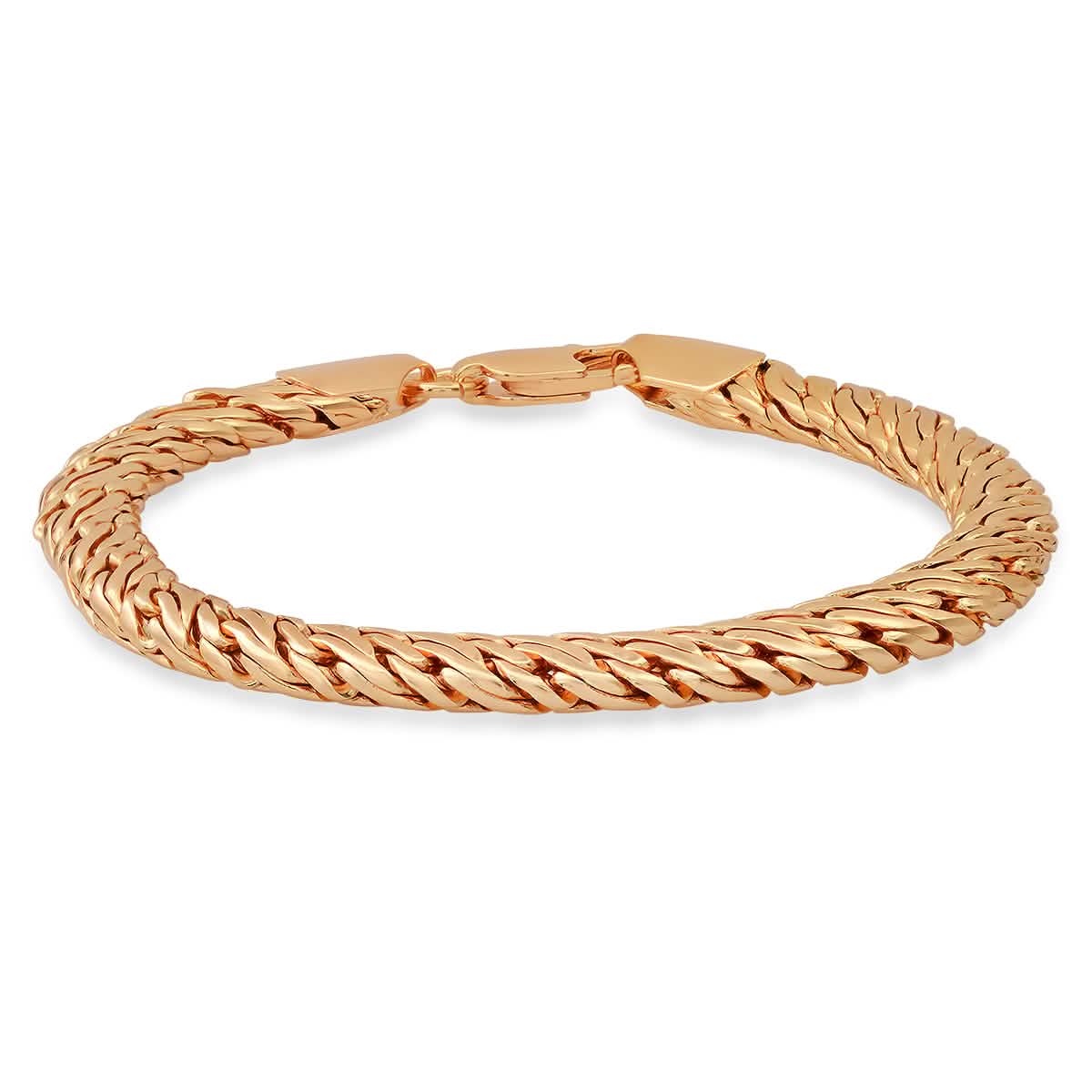 Ladies 18k Gold Plated Brass Wheat Bracelet - Cartsfy Inc.