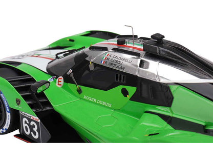 Lamborghini SC63 #63 Matteo Cairoli - Andrea Caldarelli - Romain Grosjean "Iron Lynx" IMSA "12 Hours of Sebring" (2024) 1/18 Model Car by Top Speed Miniature Motors Default Title Default Title-