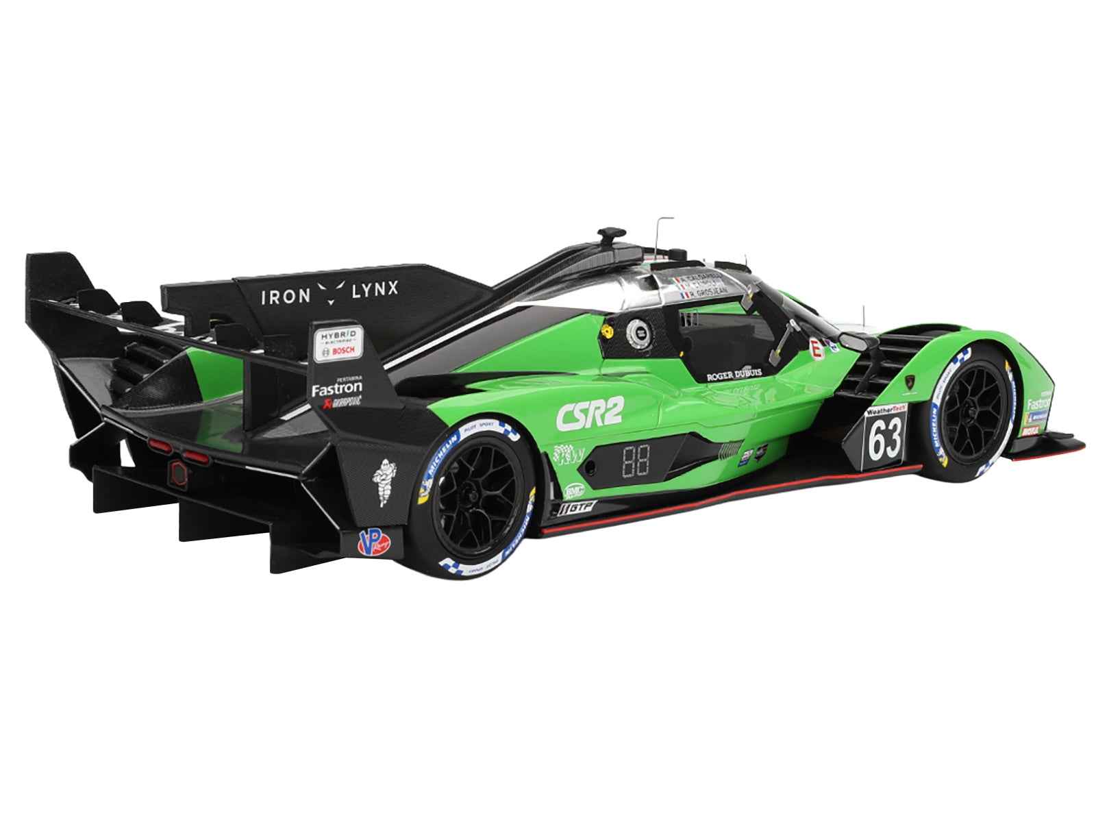 Lamborghini SC63 #63 Matteo Cairoli - Andrea Caldarelli - Romain Grosjean "Iron Lynx" IMSA "12 Hours of Sebring" (2024) 1/18 Model Car by Top Speed Miniature Motors Default Title Default Title-