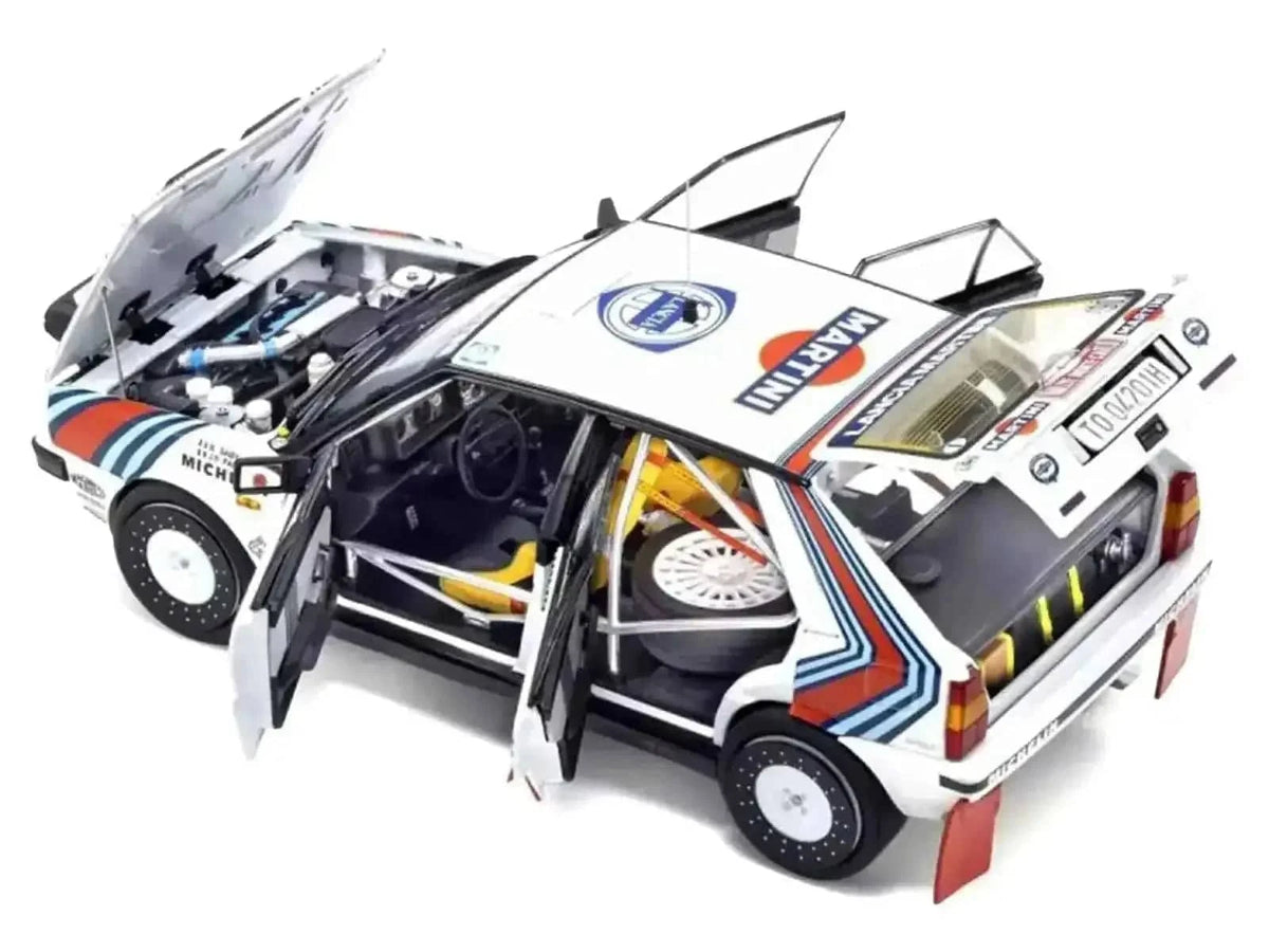 Lancia Delta HF 4WD #3 Bruno Saby - Jean-Francois Fauchille "Martini Racing" Winner "Rally Monte Carlo" (1988) 1/18 Diecast Model Car by Kyosho Cartsfy Inc.