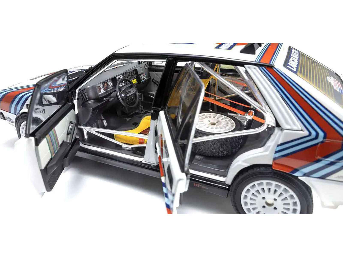Lancia Delta HF 4WD #3 Juha Kankkunen - Juha Piironen "Martini Racing" Winner "Olympus Rally" (1987) 1/18 Diecast Model Car by Kyosho Cartsfy Inc.