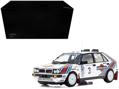 Lancia Delta HF 4WD #3 Juha Kankkunen - Juha Piironen "Martini Racing" Winner "Olympus Rally" (1987) 1/18 Diecast Model Car by Kyosho Cartsfy Inc.