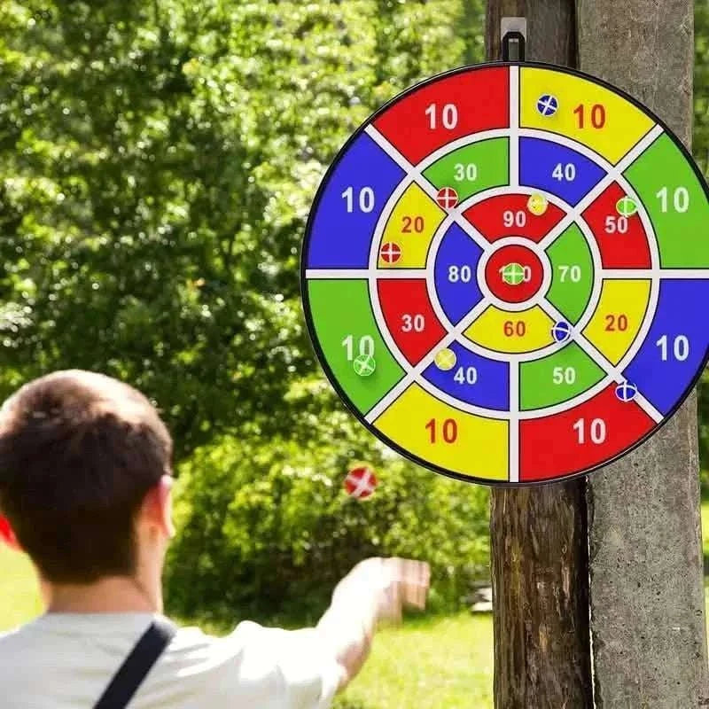 Large 29" Dart Board With Sticky Balls, Indoor & Outdoor Fun Party Play Game Toys Cartsfy Inc.