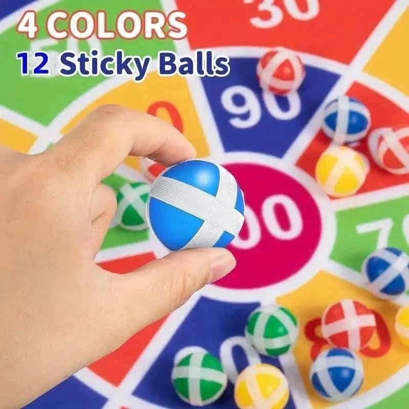 Large 29" Dart Board With Sticky Balls, Indoor & Outdoor Fun Party Play Game Toys Cartsfy Inc.
