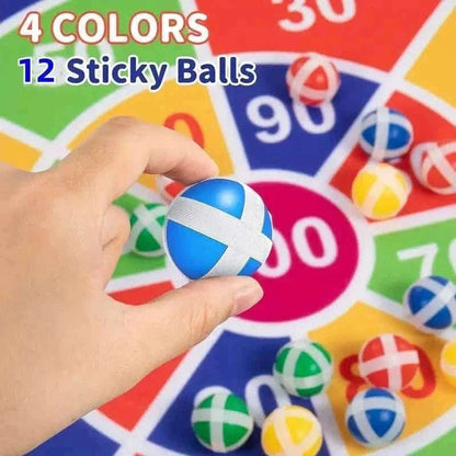 Large 29" Dart Board With Sticky Balls, Indoor & Outdoor Fun Party Play Game Toys Cartsfy Inc.