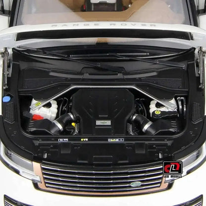 LCD 2022 Land Rover Range Rover SV Serenity White w/ Black Roof 1:18 Cartsfy Inc.