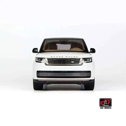 LCD 2022 Land Rover Range Rover SV Serenity White w/ Black Roof 1:18 Cartsfy Inc.