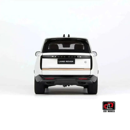 LCD 2022 Land Rover Range Rover SV Serenity White w/ Black Roof 1:18 Cartsfy Inc.