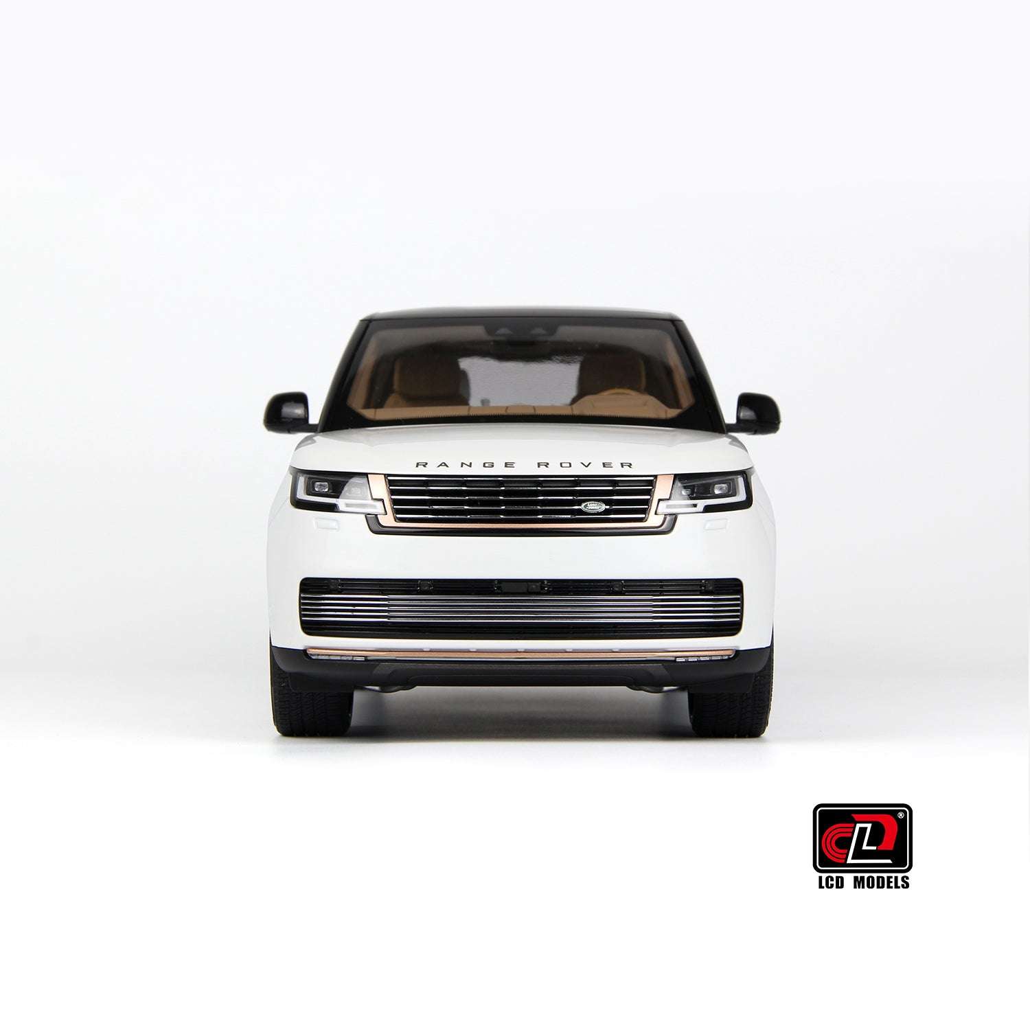 LCD 2022 Land Rover Range Rover SV Serenity White w/ Black Roof 1:18 STM Diecast Default Title Default Title-
