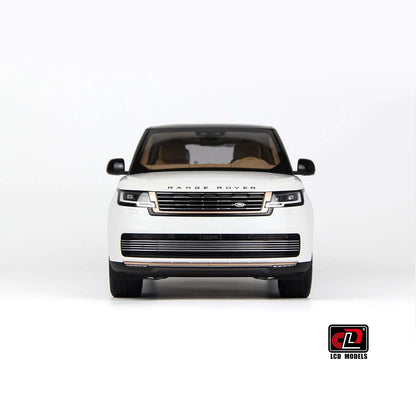 LCD 2022 Land Rover Range Rover SV Serenity White w/ Black Roof 1:18 STM Diecast Default Title Default Title-