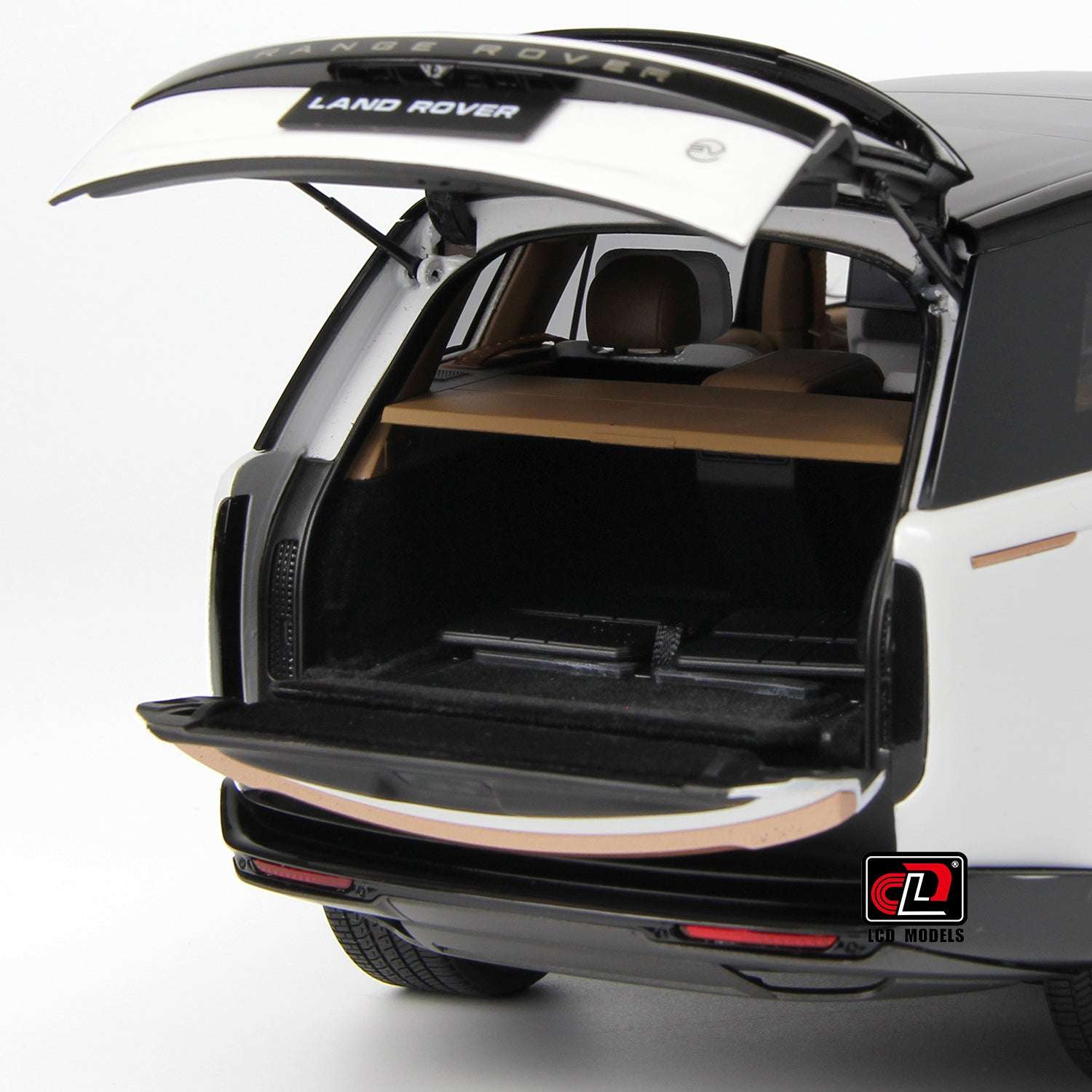 LCD 2022 Land Rover Range Rover SV Serenity White w/ Black Roof 1:18 STM Diecast Default Title Default Title-