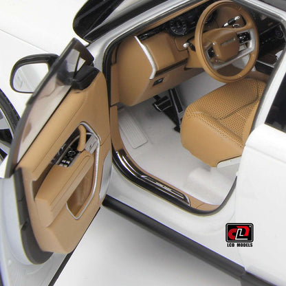 LCD 2022 Land Rover Range Rover SV Serenity White w/ Black Roof 1:18 STM Diecast Default Title Default Title-