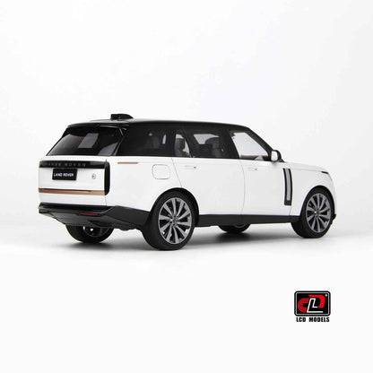 LCD 2022 Land Rover Range Rover SV Serenity White w/ Black Roof 1:18 STM Diecast Default Title Default Title-