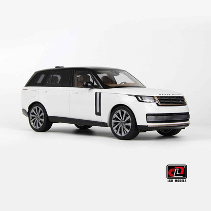 LCD 2022 Land Rover Range Rover SV Serenity White w/ Black Roof 1:18 STM Diecast Default Title Default Title-