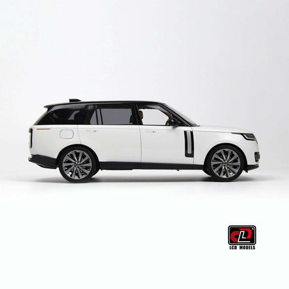 LCD 2022 Land Rover Range Rover SV Serenity White w/ Black Roof 1:18 STM Diecast Default Title Default Title-