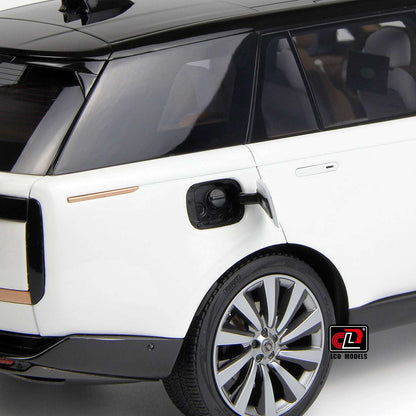 LCD 2022 Land Rover Range Rover SV Serenity White w/ Black Roof 1:18 STM Diecast Default Title Default Title-