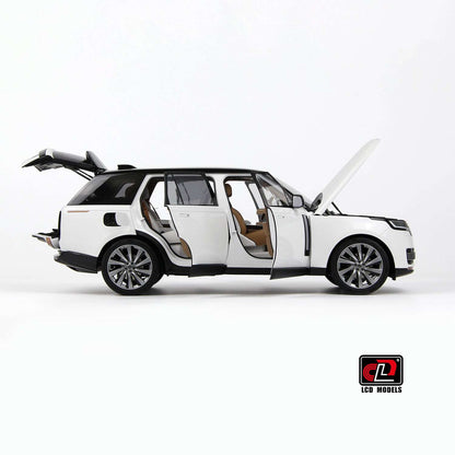 LCD 2022 Land Rover Range Rover SV Serenity White w/ Black Roof 1:18 STM Diecast Default Title Default Title-