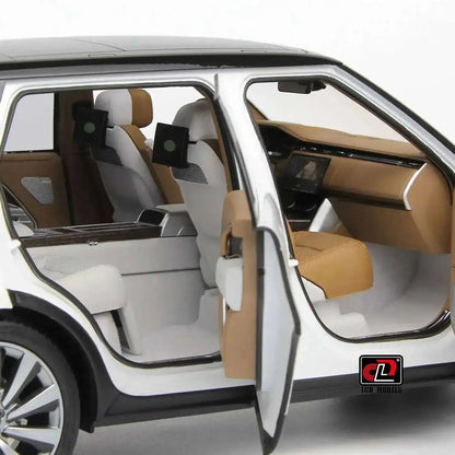 LCD 2022 Land Rover Range Rover SV Serenity White w/ Black Roof 1:18 Cartsfy Inc.