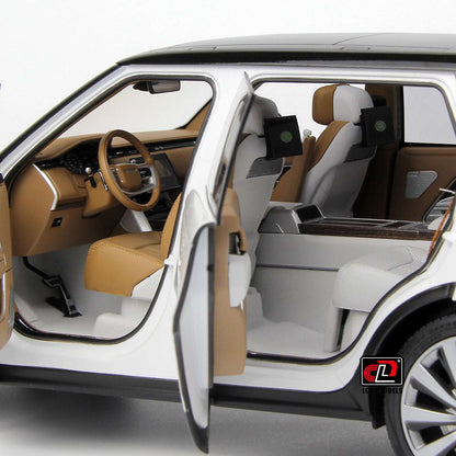 LCD 2022 Land Rover Range Rover SV Serenity White w/ Black Roof 1:18 STM Diecast Default Title Default Title-