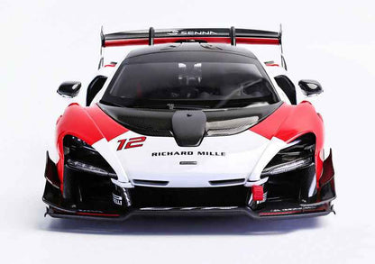 LCD Mclaren Senna GTR #12 Richard Mille Red White 1:18 STM Diecast Default Title Default Title-
