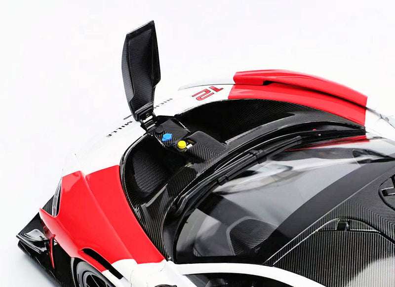LCD Mclaren Senna GTR #12 Richard Mille Red White 1:18 STM Diecast Default Title Default Title-