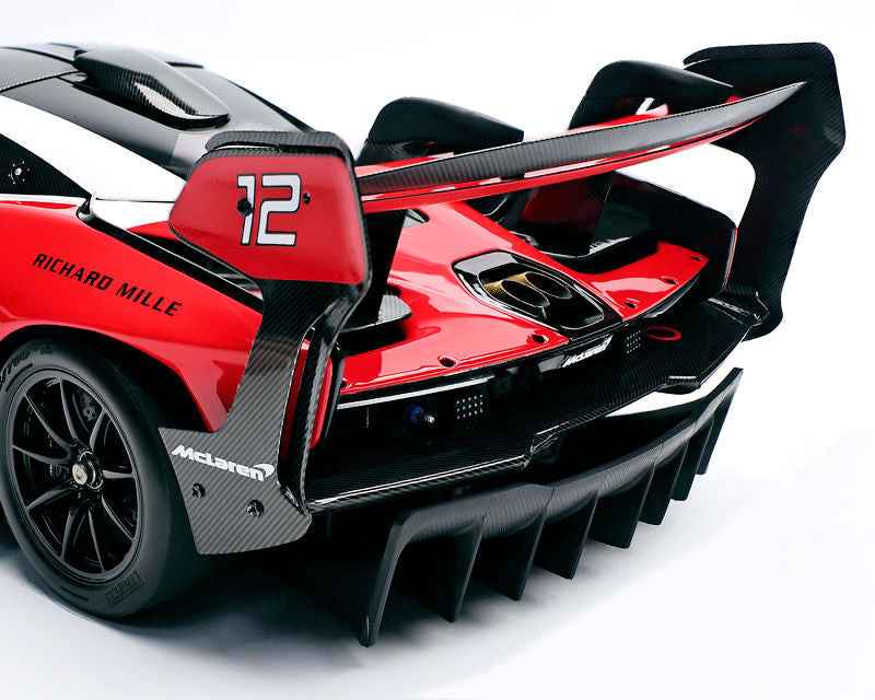 LCD Mclaren Senna GTR #12 Richard Mille Red White 1:18 STM Diecast Default Title Default Title-