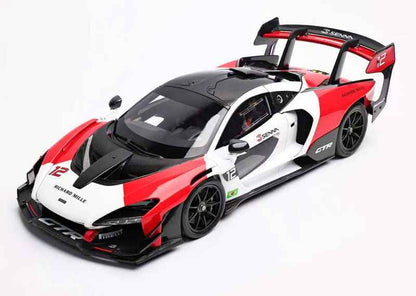 LCD Mclaren Senna GTR #12 Richard Mille Red White 1:18 STM Diecast Default Title Default Title-
