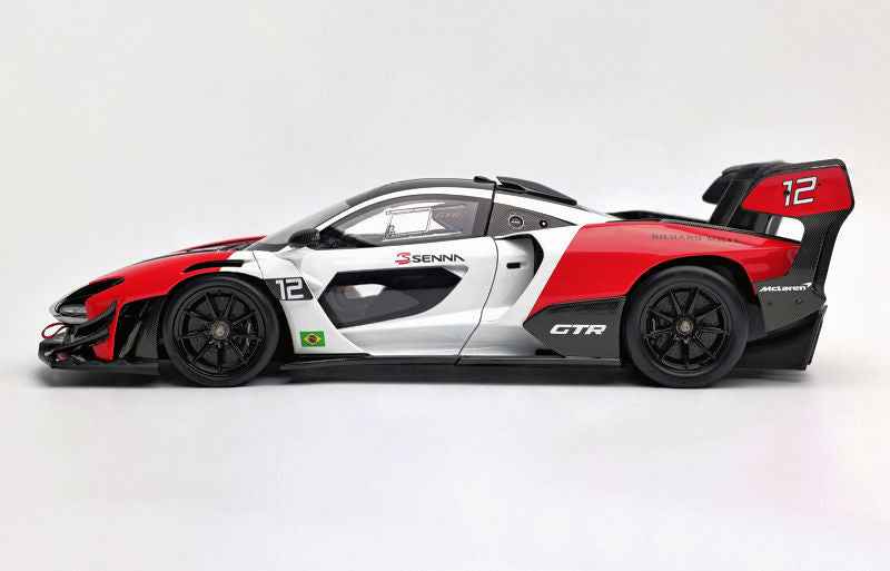 LCD Mclaren Senna GTR #12 Richard Mille Red White 1:18 STM Diecast Default Title Default Title-