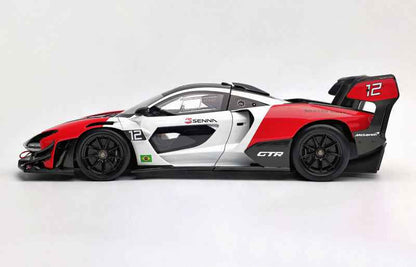 LCD Mclaren Senna GTR #12 Richard Mille Red White 1:18 STM Diecast Default Title Default Title-