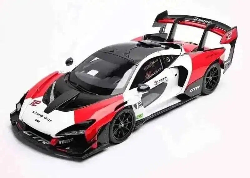 LCD Mclaren Senna GTR #12 Richard Mille Red White 1:18 Cartsfy Inc.