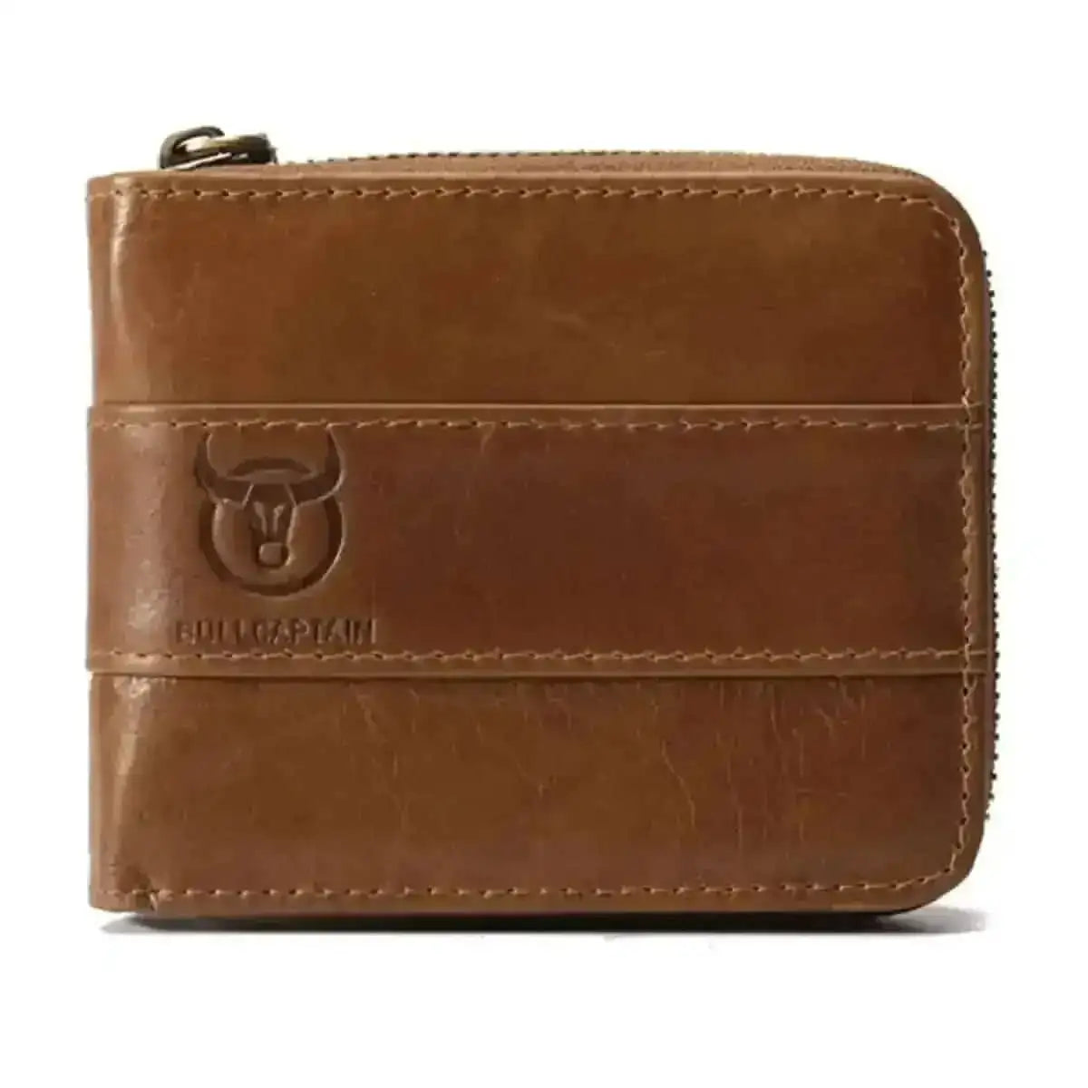 Leather Tri-Fold Anti-Magnetic Vintage 11 Card Slot Men's Wallet Cartsfy Inc.