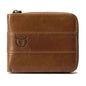 Leather Tri-Fold Anti-Magnetic Vintage 11 Card Slot Men's Wallet Cartsfy Inc.
