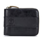 Leather Tri - Fold Anti - Magnetic Vintage 11 Card Slot Men's Wallet - Cartsfy Inc.