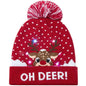 LED Christmas Knitted Hat