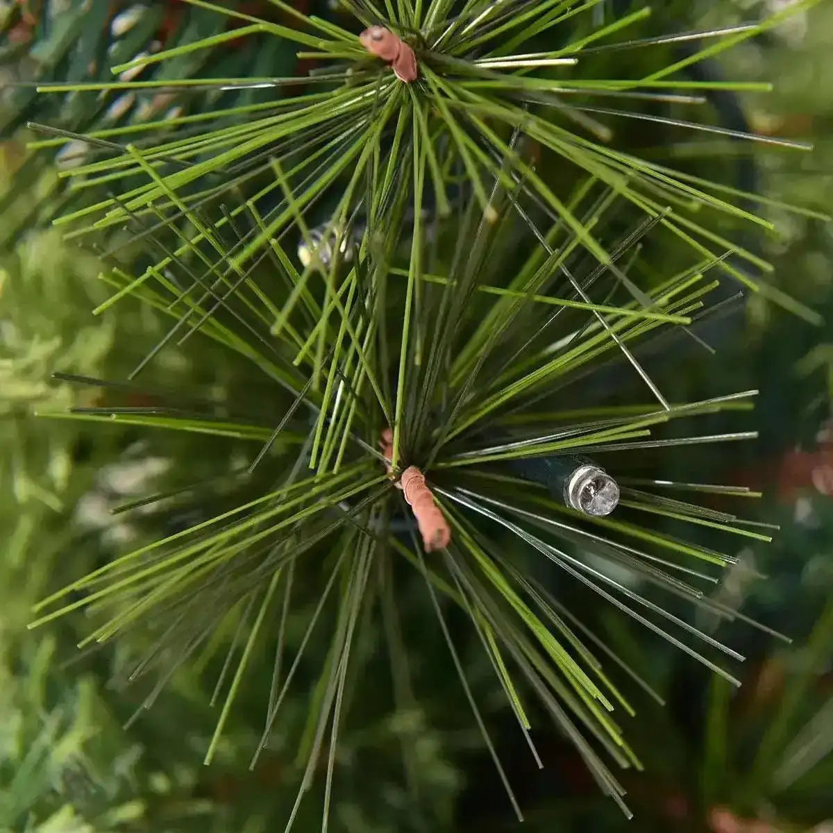LED Christmas Tree with Red Berries Pine Cones Cartsfy Inc.