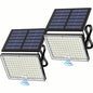 LED Floodlights Solar Motion 113 Sensor - Bright Security Lighting for Your Home DailySale 1-Piece 2-Piece 1-Piece-2-Piece-