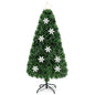 LED Optic Artificial Christmas Tree with Snowflakes Cartsfy Inc.