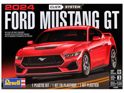 Level 3 Model Kit 2024 Ford Mustang GT 2-in-1 Kit (Level 3 Click System) 1/25 Scale Model by Revell Cartsfy Inc.