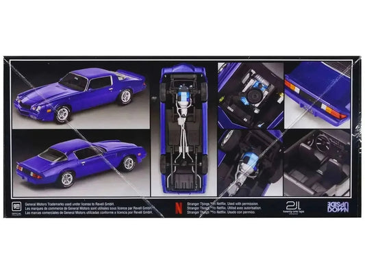 Level 4 Model Kit Billy Hargrove's 1979 Chevrolet Camaro Z/28 "Stranger Things" (2016-Current) TV Series 1/24 Scale Model by Revell Cartsfy Inc.
